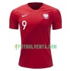 Camiseta de fútbol Polonia Robert Lewandowski 9 2ª equipación Mundial 2018 Camiseta de fútbol Polonia Robert Lewandowski 9 2ª equipación Mundial 2018